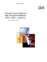 IBM ThinkPad 240 User manual