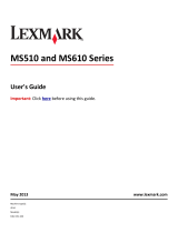 Lexmark MS610DN User manual