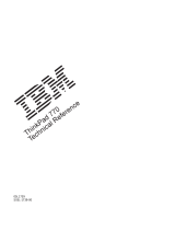 IBM ThinkPad 770 User manual