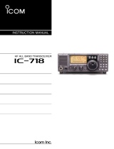 ICOM IC-718 User manual
