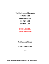 Toshiba PSLD3X User manual
