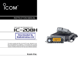 ICOM IC-208H User manual