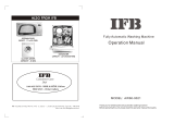 IFB AW60-90210 User manual