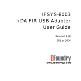IFoundry Systems IFSYS-8003 User manual