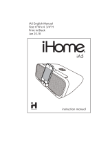 iHome IA5 User manual