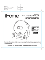 iHome IA63BZX User manual