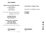Indesit FG10(BK) User manual