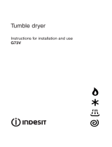 Indesit G73V User manual