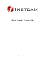 Inetcam Mobile Gateway User manual