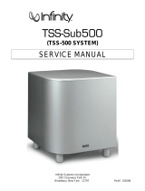Infinity TSS-Sub500 User manual