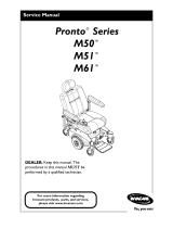 Invacare Pronto M50 User manual