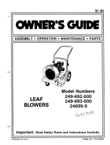 MTD 249-693-000 User manual