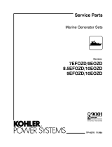 Kohler 9EFOZD User manual