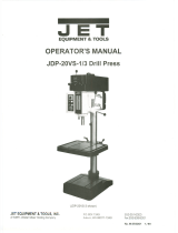 Jet Tools JDP-20VS User manual