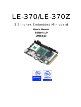 Intel LE-370/LE-370Z User manual