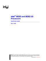 Intel 80302 User manual