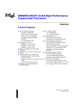 Intel 80960HD User manual