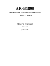 Acrosser Technology AR-B1890 User manual
