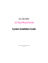 Intel GS-SR195V User manual