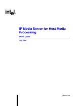 Intel IP Media Server User manual