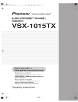Pioneer VSX-1015TX User manual