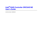 Intel SRCSAS18E User manual