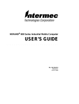 Intermec 600 User manual
