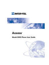 Inter-Tel 8500 User manual