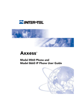 Inter-Tel 8560 User manual