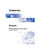 Inter-Tel AXXESS 8662 User manual