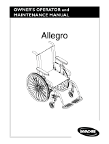 Invacare Allegro User manual