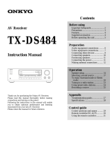 ONKYO TX-DS484 User manual