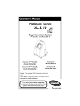 Invacare Platinum IRC10LXO2 User manual