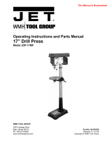 Jet Tools JDP-17MF User manual