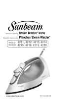 Sunbeam Steam Master 4216 User manual