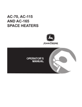 John Deere AC-115, AC-165 User manual