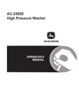 John Deere AC-2500E User manual