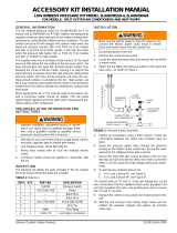 Johnson Controls Low Ambient Pressure Kit User manual