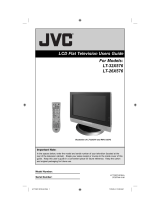 JVC Genessa LT-26X576 User manual