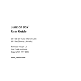Junxion JB-110B User manual