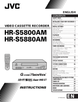 JVC HR-S5800AM User manual