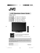 JVC LT-42J300 - 42" LCD TV User manual