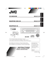 JVC KD-G110 User manual