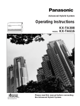 Panasonic KX-TA308 User manual
