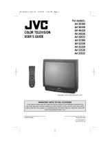 JVC AV 32320 User manual