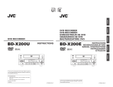 JVC BD-X200U - Dvd Authoring Recorder User manual