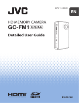 JVC GC-FM1B - PICSIO HD Camcorder User manual