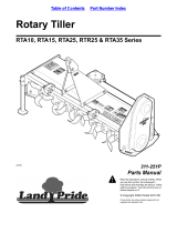 Land Pride RTA10 User manual