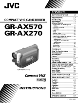 JVC GR-AX570 User manual