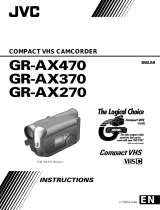 JVC GR-AX470 User manual